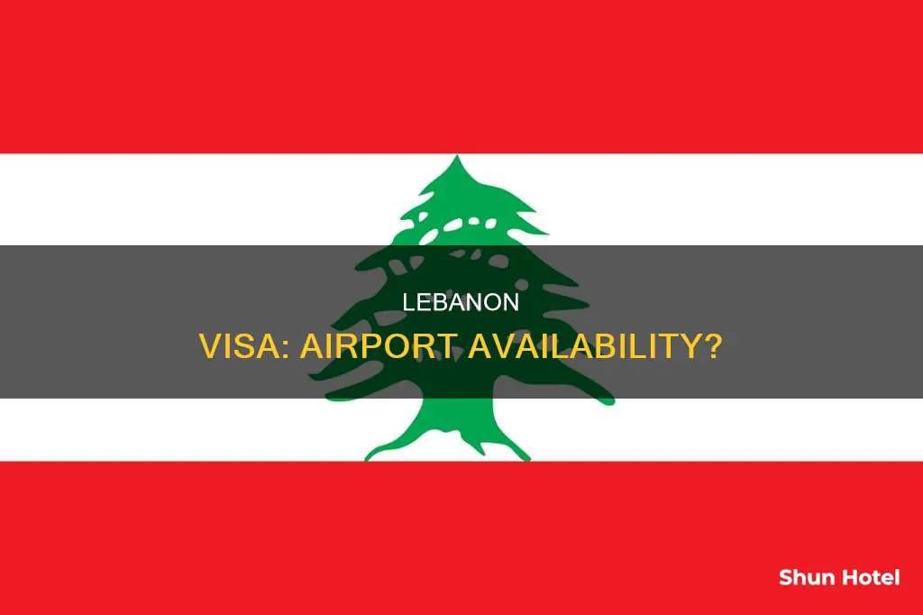 can i get my lebanon visa at the airport