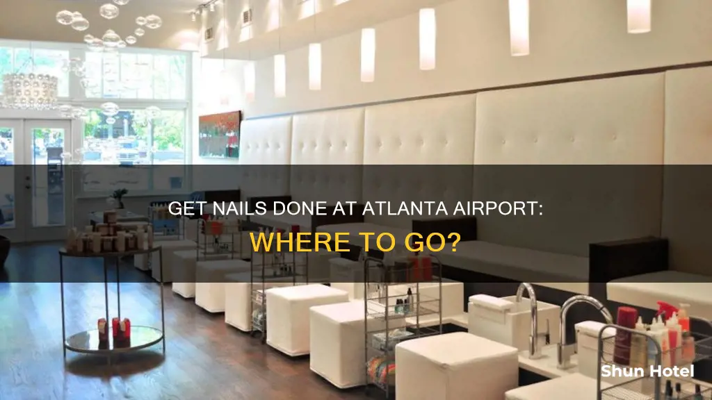 can i get my nails done at atlanta airport