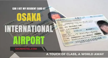 Osaka Airport: Resident Card Collection Point?