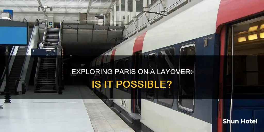 can i get out of paris airport during transit