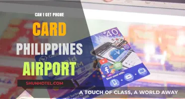 Where to Get a Phone Card at the Philippines Airport?