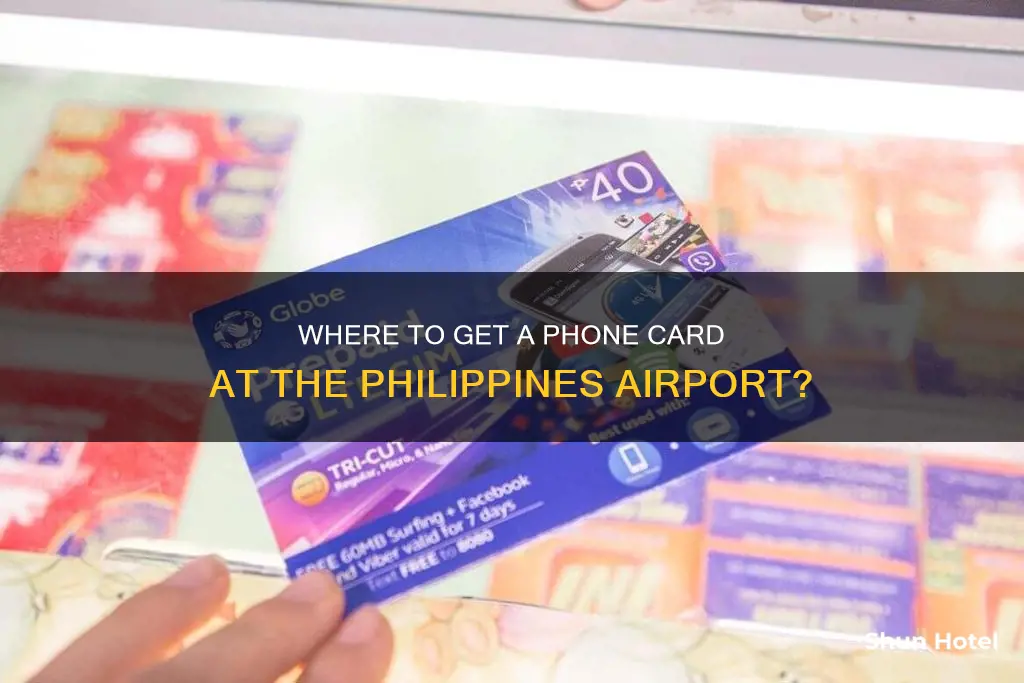 can i get phone card philippines airport