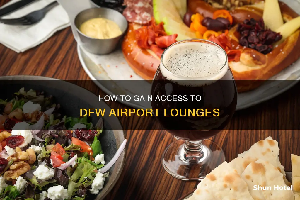 can i get q pass to eat inside dfw airport