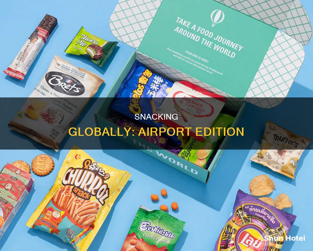 can i get snacks from another country through the airport