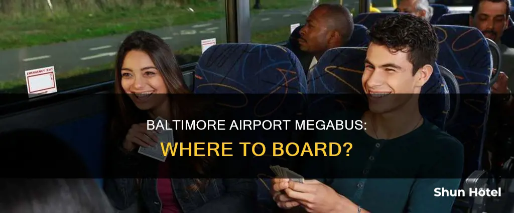 can i get the baltimore megabus at the airport