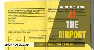 Yellow Card: Airport Requirements and How to Get One