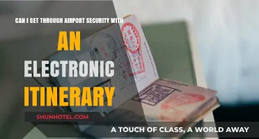 How to Navigate Airport Security with an E-Itinerary
