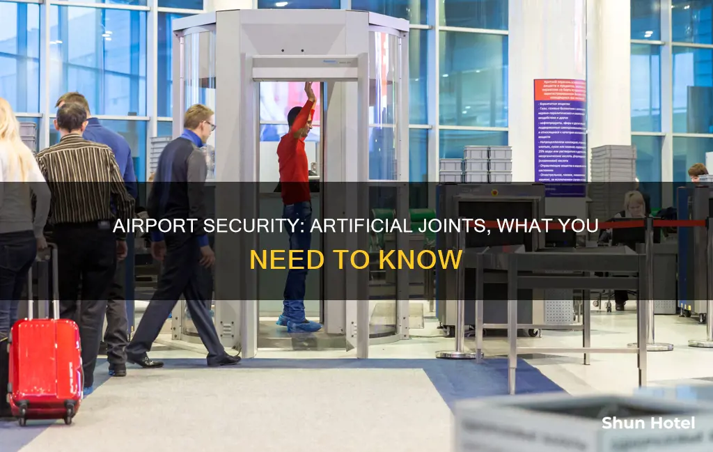 can i get through airport security without artificial joint card