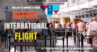 Arriving Early: Airport Timing for International Flights