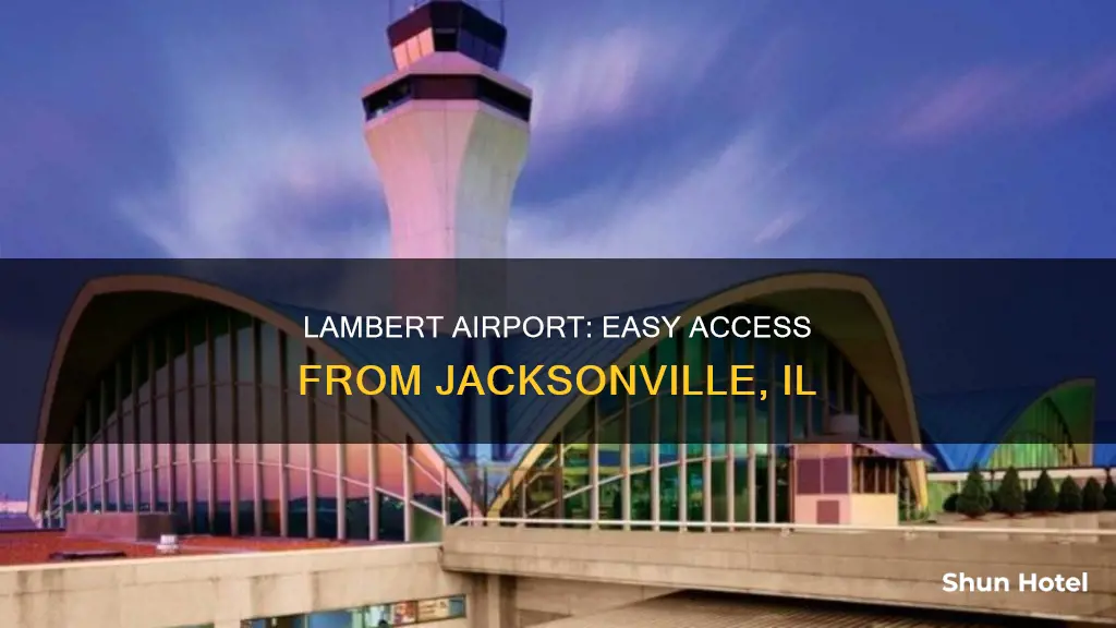 can i get to lambert airport from jacksonville il