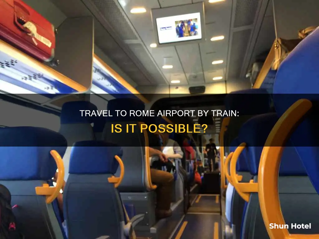can i get to rome airport on train