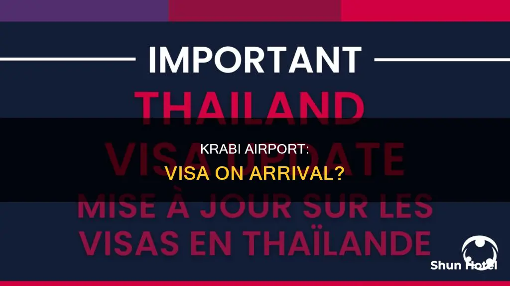 can i get visa on arrival at krabi airport