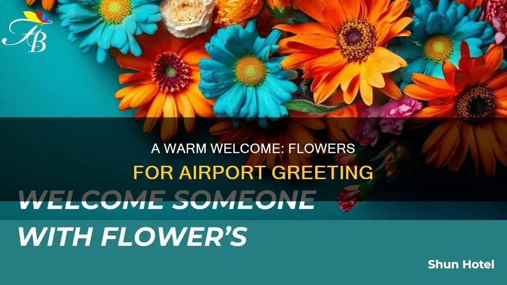 can i give flower to nice receive in the airport