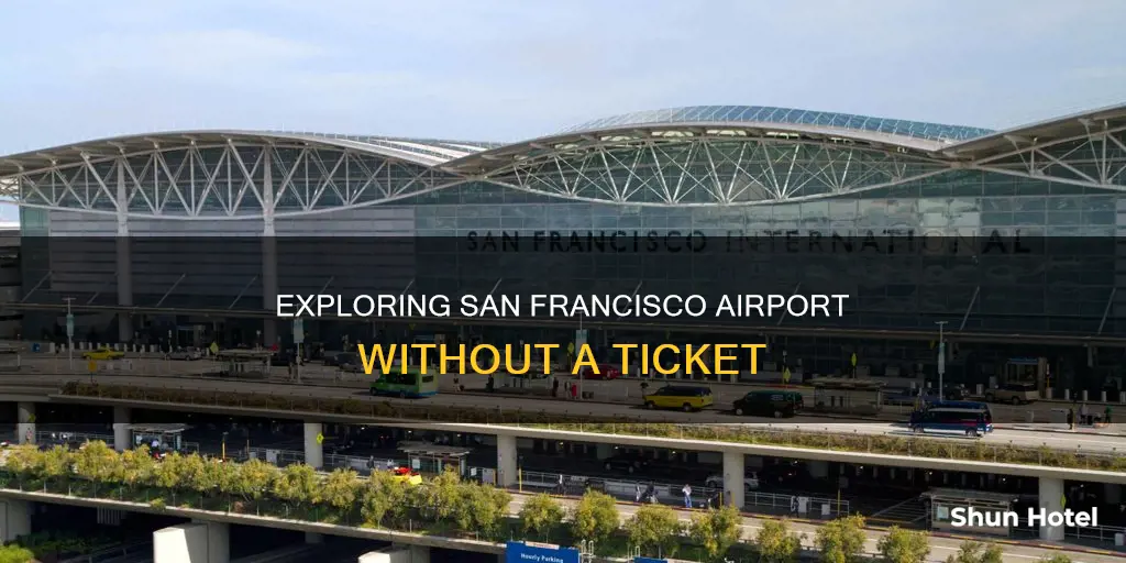 can i go into sf airport without a ticket