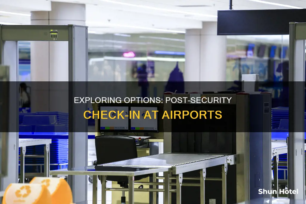 can i go out of airport after security check in