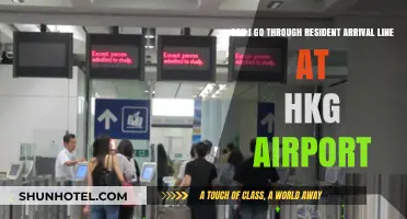 HKG Airport: Can I Use the Resident Arrival Line?
