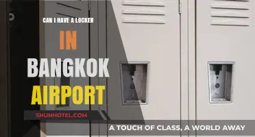 Locker Availability at Bangkok Airport