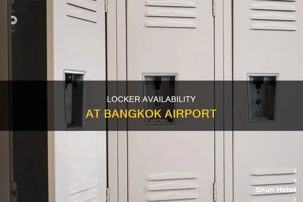 can i have a locker in bangkok airport