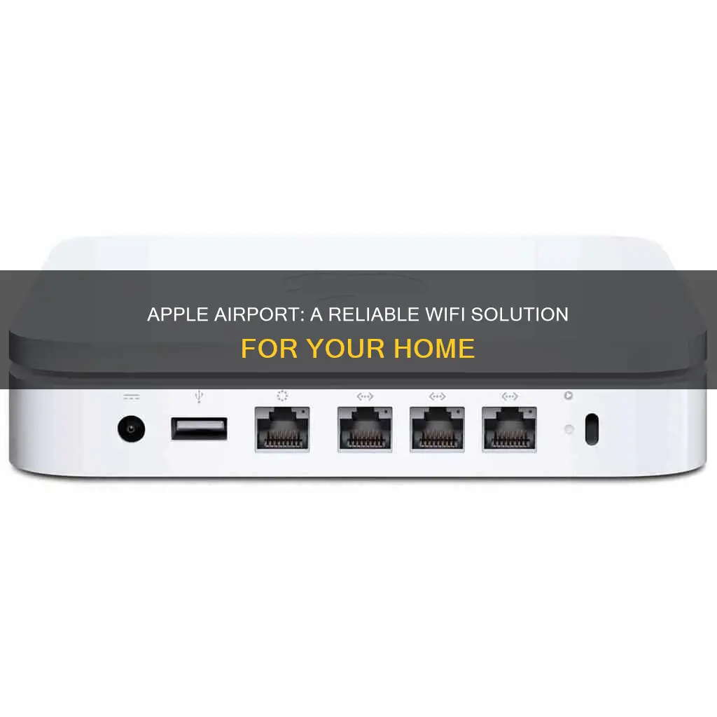 can i have just an apple airport for wifi