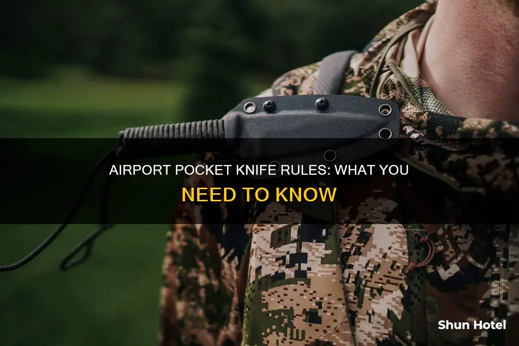 can i have pocket knife at airport