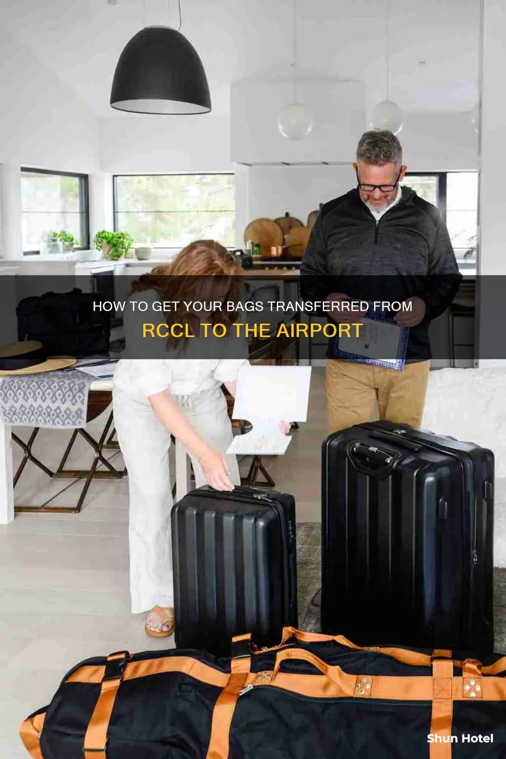 can i have rccl transfer my bags to airport