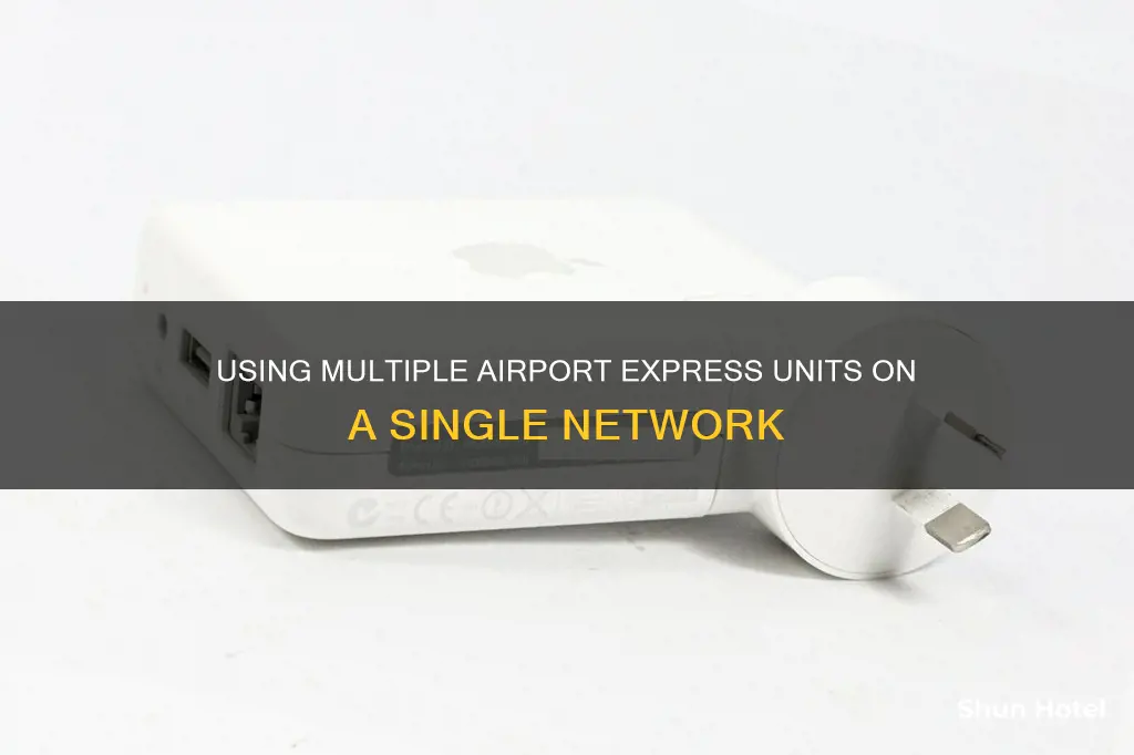 can i have two airport express on one network