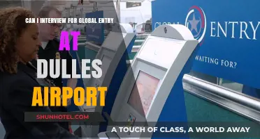 Interviewing for Global Entry at Dulles Airport