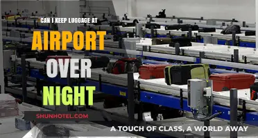 Airport Left Luggage: Overnight Storage Options
