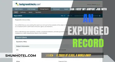 Expunged Records: Can You Keep Your Airport Job?