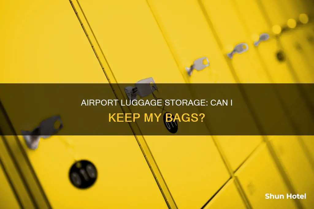 can i keep my luggage at the airport