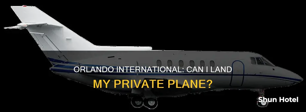 can i land my plane at orlando international airport