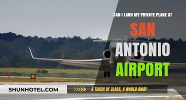 San Antonio Airport: Private Plane Landing?