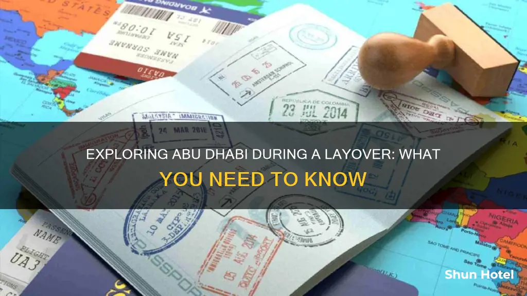 can i leave abu dhabi airport during layover