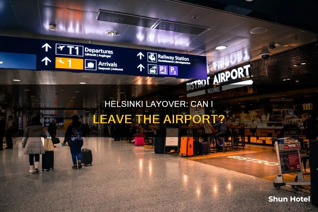 can i leave airport during layover in helsinki