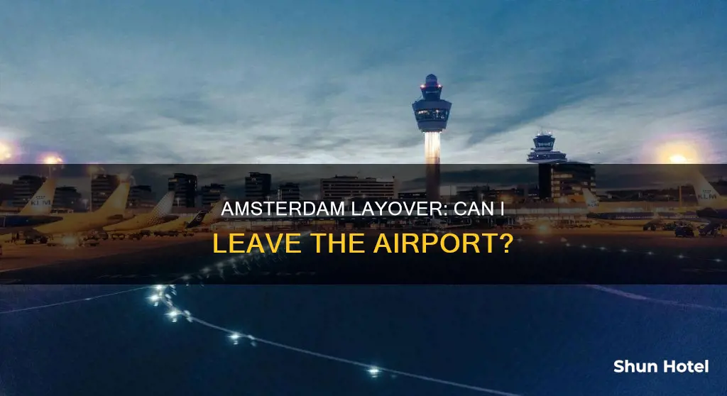 can i leave amsterdam airport during layover