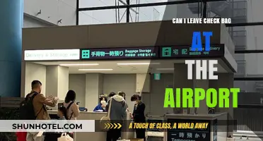 Checking Bags: Airport Storage Options