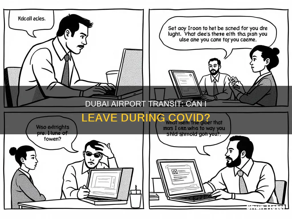 can i leave dubai airport during transit covid