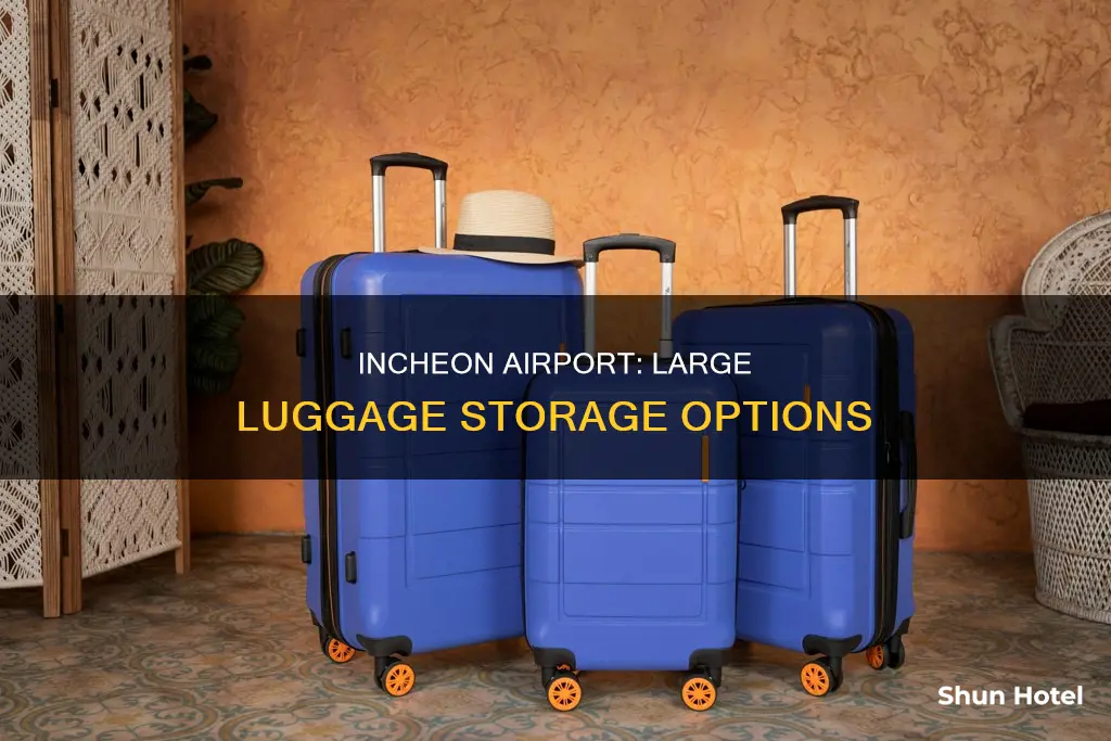 can i leave large luggage in incheon national airport