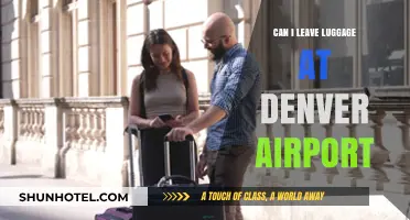 Denver Airport: Storing Luggage Securely