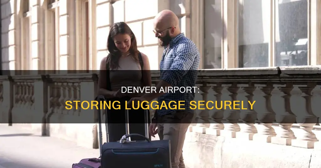 can i leave luggage at denver airport