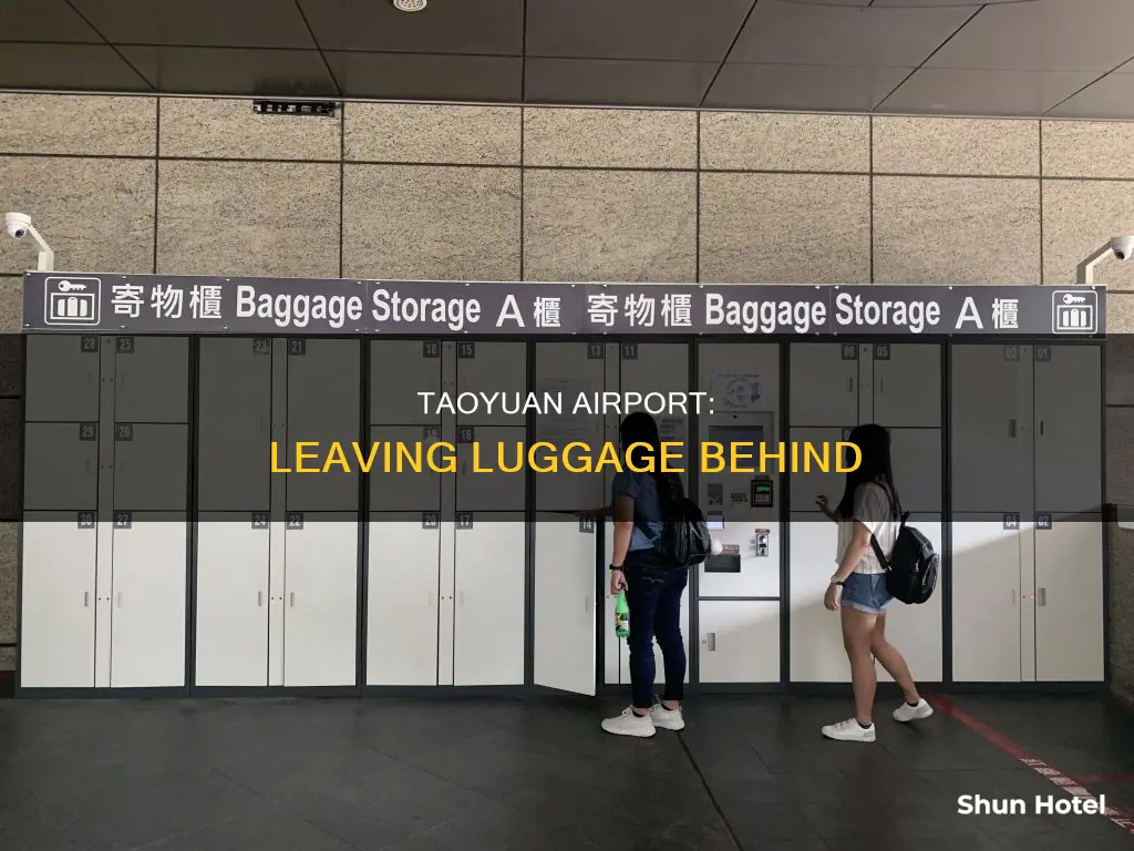 can i leave luggage at taoyuan airport