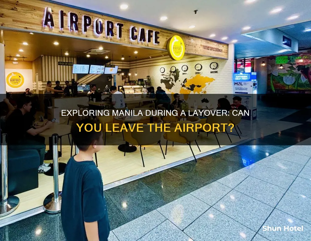 can i leave manila airport during layover