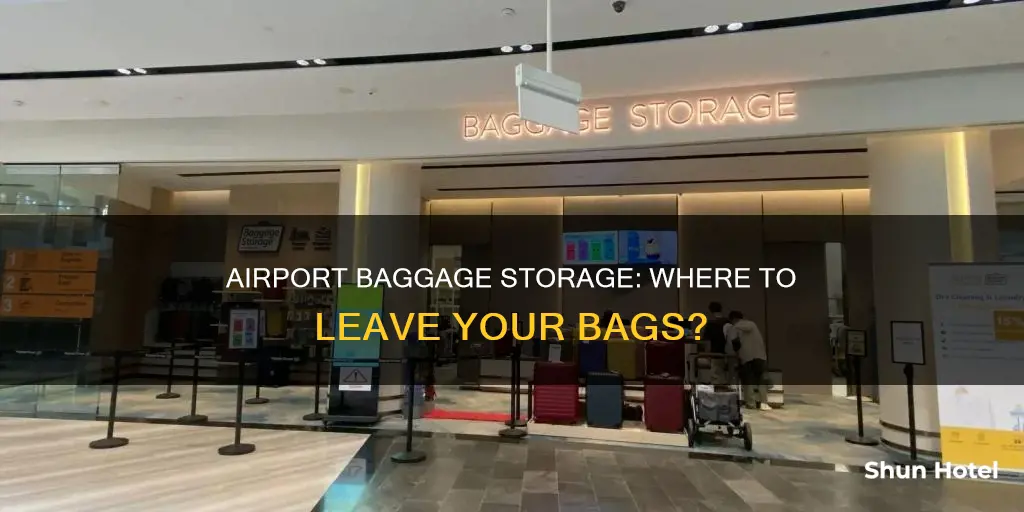 can i leave my bag at the airport