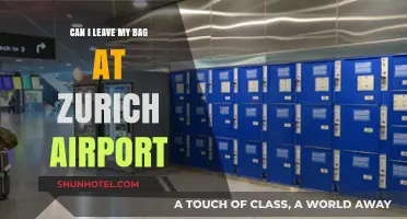 Zurich Airport: Where to Leave Your Bag?