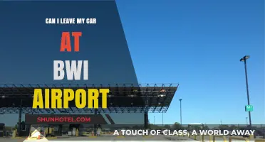 Parking Privileges at BWI Airport: Can I Leave My Car?