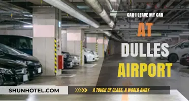 Dulles Airport: Parking Your Car Overnight