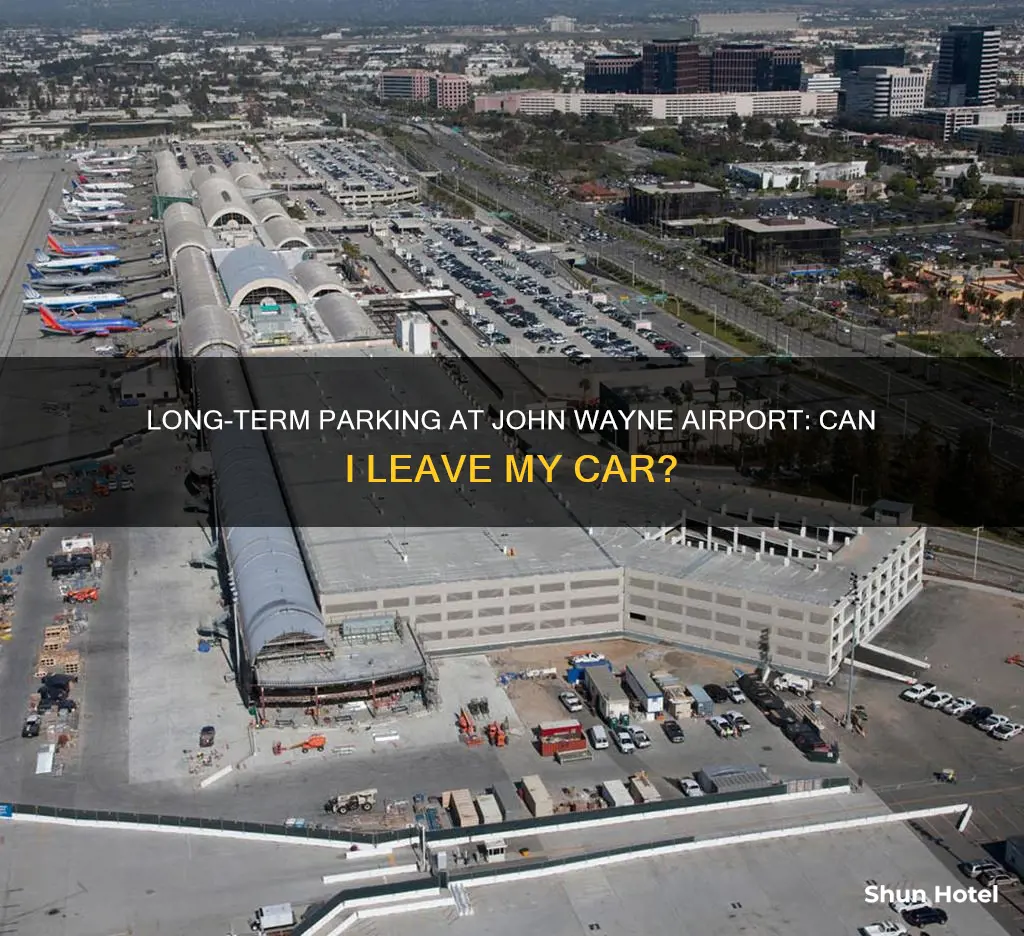 can i leave my car at john wayne airport