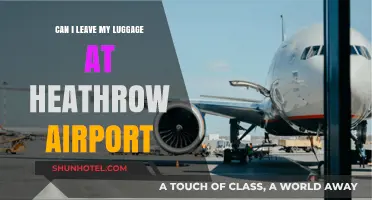 Heathrow Airport: Storing Luggage Securely