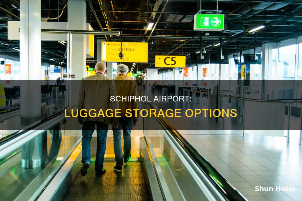 can i leave my luggage at schiphol airport