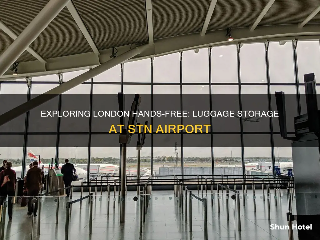 can i leave my luggage at stn london airport